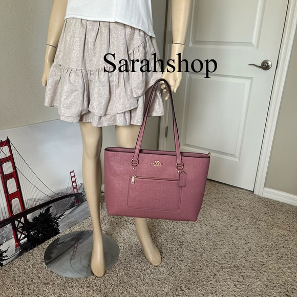 ✅Coach Station Tote Bag In Signature Leather - Picture 5 of 13